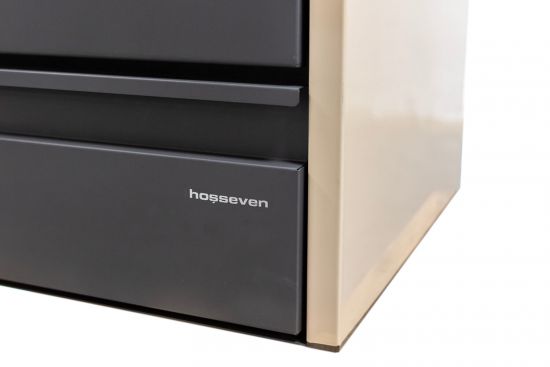 Kaminofen mit Backfach und Herdplatte 4050 Lotus Classic Beige Holzofen 11 kW Holz Ofen Mehrfachbelegung Kamin Heizofen Küchenherd