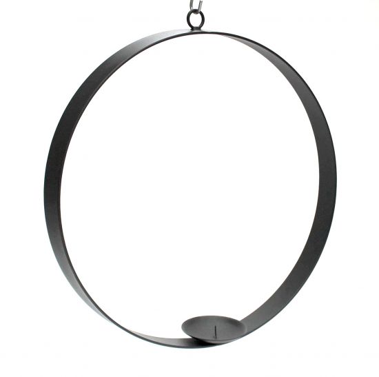 Metal candle holder Round diameter 50 cm Candle holder Hanging chandelier
