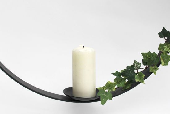Metal candle holder Round diameter 50 cm Candle holder Hanging chandelier