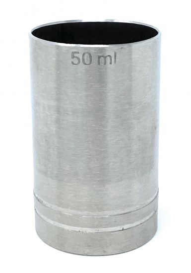 Measuring cup cocktail 5cl stainless steel bar measure jigger 5 cl doser alcohol bar certificate