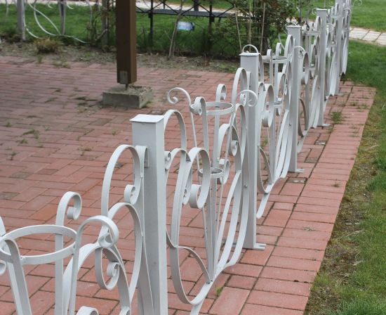 Pfosten aus Aluminium Gartenzaun 80 cm Zaunelemente Aluzaun Alu Pfosten