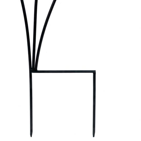 DanDiBo Plant Support Climbing Trellis Metal Black 140 cm Ground Spike Woman Lora Garden Stake Trellis Climbing Plants Flower Holder Garden Column Plants