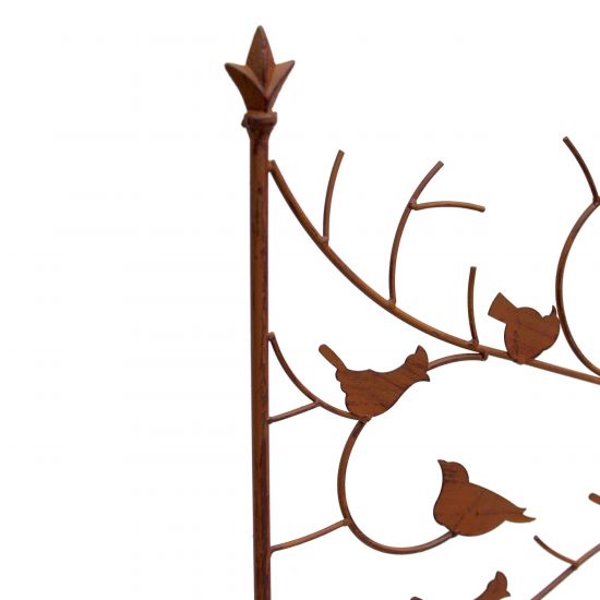 DanDiBo Metal Garden Trellis 150 cm Birds 120705 Climbing Plant Support Plant Trellis Ground Stake Flower Holder Climbing Column