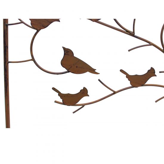 DanDiBo Metal Garden Trellis 150 cm Birds 120705 Climbing Plant Support Plant Trellis Ground Stake Flower Holder Climbing Column