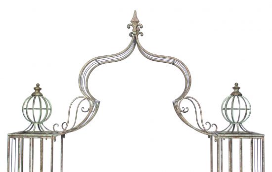 Rosenbogen Metall Kletterhilfe 93969 275x172 cm Gartenbogen Rankhilfe Rankgitter Torbogen