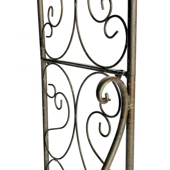 Preview: DanDiBo Metal Rose Arch, Stable, 160 cm Wide, Climbing Arch 96025, Garden Arch, Gateway Arch, Round Arch, Plant Arch, Solid, Weather-Resistant Garden Trellis