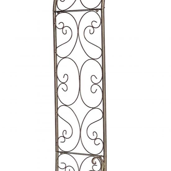 DanDiBo Metal Rose Arch, Stable, 160 cm Wide, Climbing Arch 96025, Garden Arch, Gateway Arch, Round Arch, Plant Arch, Solid, Weather-Resistant Garden Trellis