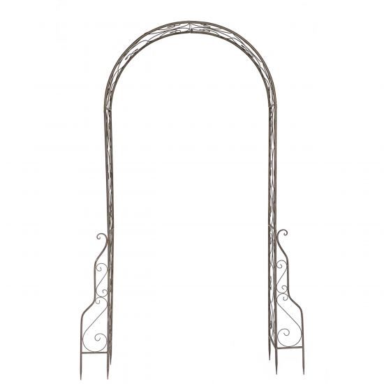 DanDiBo Metal Rose Arch, Stable, 160 cm Wide, Climbing Arch 96025, Garden Arch, Gateway Arch, Round Arch, Plant Arch, Solid, Weather-Resistant Garden Trellis