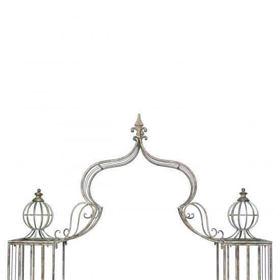 Rosenbogen aus Metall Stabil Rankbogen 275x170 cm 93969 Gartenbogen Torbogen Rundbogen Garten Rankhilfe Bogen