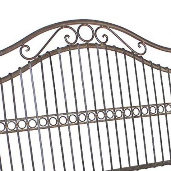 Preview: DanDiBo Outdoor Hanging Swing Bench 2-Seater Hollywood Swing without Frame 82505 Garden Swing Metal Hanging Bench with Chain Weatherproof