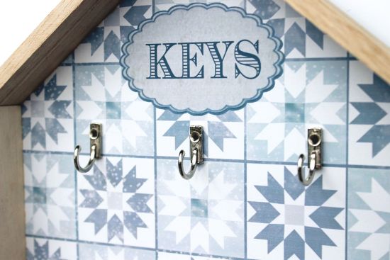 Schlüsselkasten Weiß Holz Keys 32594 Schlüsselbox Schlüsselschrank Landhaus Vintage Shabby Chic