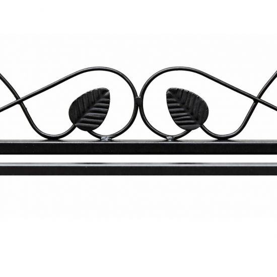 DanDiBo Schuhregal Metall Schwarz 3. Ebenen Schuhschrank Hoch Platzsparend 92 cm  Mi-3 21235 Shoe Rack Schuh Regal Schuhorganizer