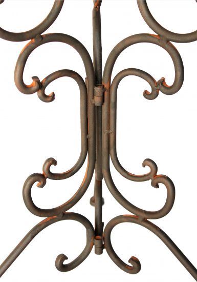 DanDiBo Sitzgruppe Eisen Garten Antik Bistroset Tecla Bistrotisch mit 2 Stühlen klappbar Metall Gartentisch