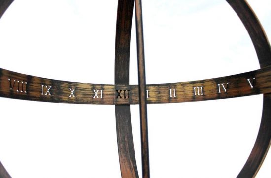 DanDiBo Sonnenuhr Garten Groß Gartenuhr Wetterfest Patina Outdoor Metall Schmiedeeisen Deko Wetterfest 70 cm Uhr Deko