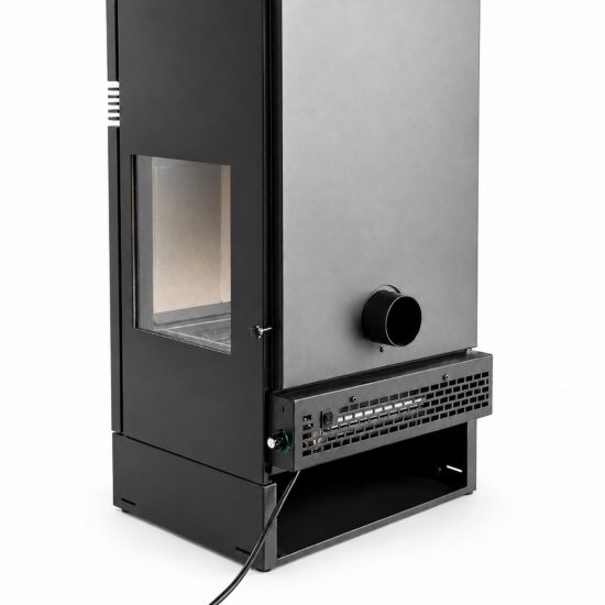 TEBA Gebläse für Kaminofen TKS 12 & TKS 15 Ofenlüfter mit stufenloser Regelung Nachrüstbares Warmluftgebläse Ofengebeläse