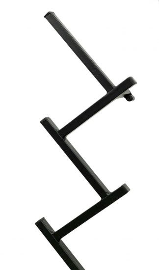 DanDiBo Tassenhalter Wand Metall Hakenleiste mit 10 Haken 96280 Schwarz 80 cm Tassenhaken Küche Becherhalter Tassenständer Tassenregal Wandmontage