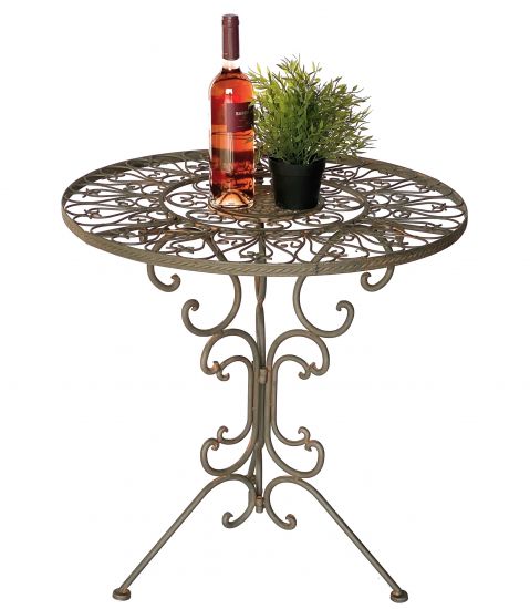 Table - Garden table - metal "TECLA" 1792 Sidetable