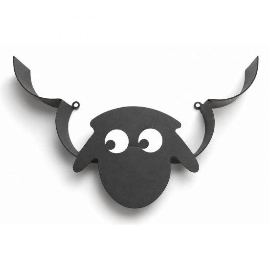 Preview: DanDiBo Toilet Paper Holder Black Metal Sheep Toilet Roll Holder Freestanding or Wall-Mounted Spare Roll Holder Paper Holder Roll Storage Toilet Paper Storage