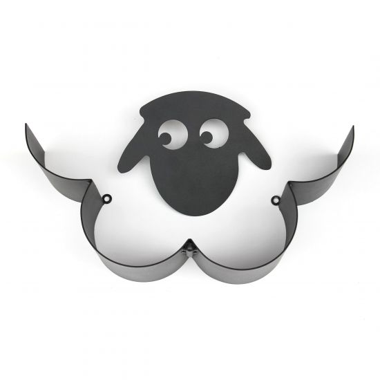 Preview: DanDiBo Toilet Paper Holder Black Metal Sheep Toilet Roll Holder Freestanding or Wall-Mounted Spare Roll Holder Paper Holder Roll Storage Toilet Paper Storage