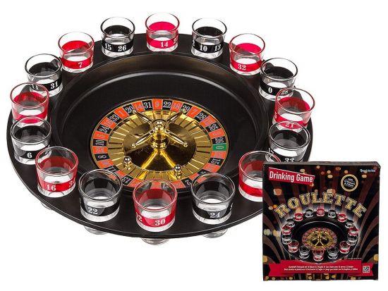 Trinkspiel Roulette Partyspiel 79-3988 Lustig Saufspiel Party Casino Feier Spiel