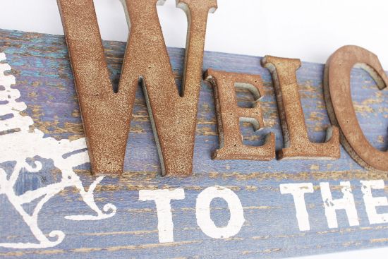 Wandschild 93543 Wandbrett 60 cm Holzschild Wandbild Shabby Vintage Holzbild Gartenschild