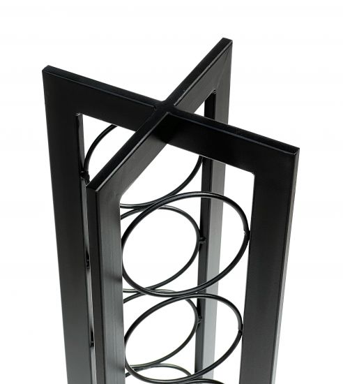 DanDiBo Design Weinregal Metall Schwarz Stehend 96323 X 80 cm Flaschenregal Flaschenständer Flaschenhalter Wein Regal
