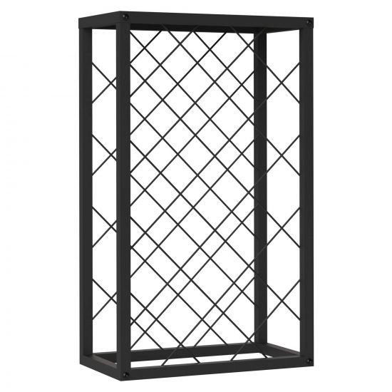 DanDiBo Wine rack Metal Black Standing 96434 Bottle rack 68 cm Wine holder Bottle holder Modern for 20 bottles