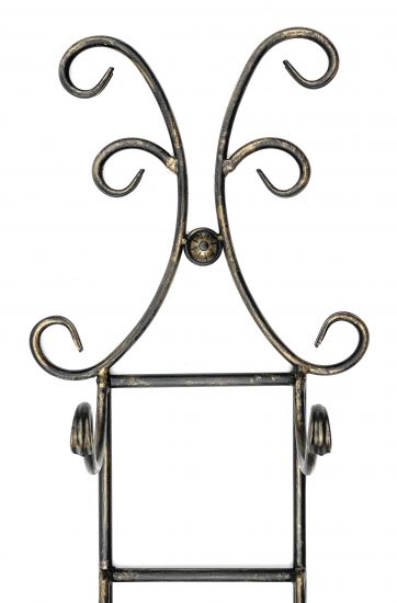DanDiBo Wine rack Metal Wall Black 568 Bottle rack Bottle holder Wall mounting Modern Wall holder Wall rack for 6 bottles