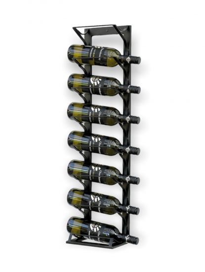 DanDiBo Weinregal Etude Wand & Stand Metall Schwarz 96318 Flaschenständer für 8 Flaschen Flaschenregal Flaschenhalter Weinflaschenregal