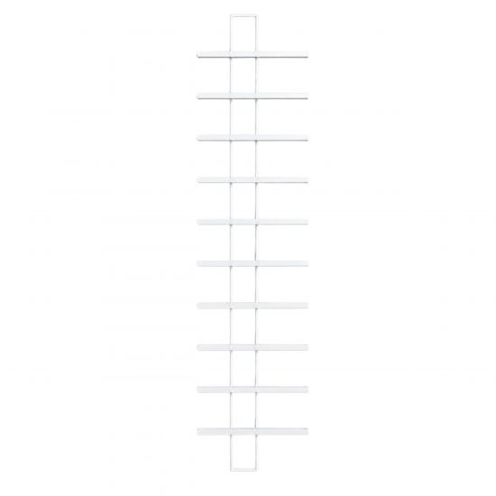 DanDiBo Weinregal Wand Metall Weiß Flaschenregal Schmal Hängend Regal 10 Flaschen Dies Wine Rack Weinflaschenregal Bar Wein Regal Getränkeregal Flaschen