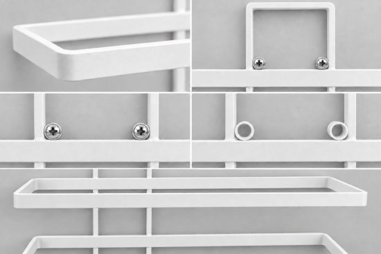 Preview: DanDiBo Weinregal Wand Metall Weiß Flaschenregal Schmal Hängend Regal 10 Flaschen Dies Wine Rack Weinflaschenregal Bar Wein Regal Getränkeregal Flaschen