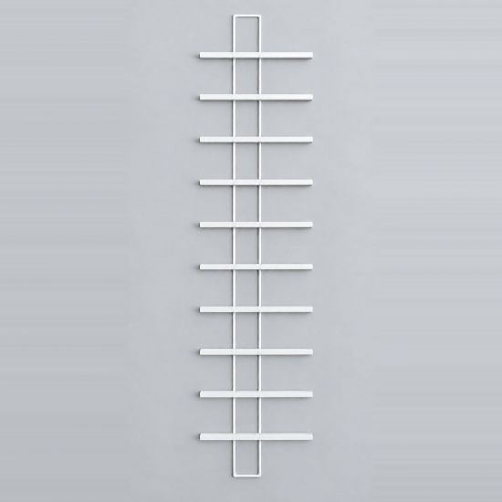 DanDiBo Weinregal Wand Metall Weiß Flaschenregal Schmal Hängend Regal 10 Flaschen Dies Wine Rack Weinflaschenregal Bar Wein Regal Getränkeregal Flaschen