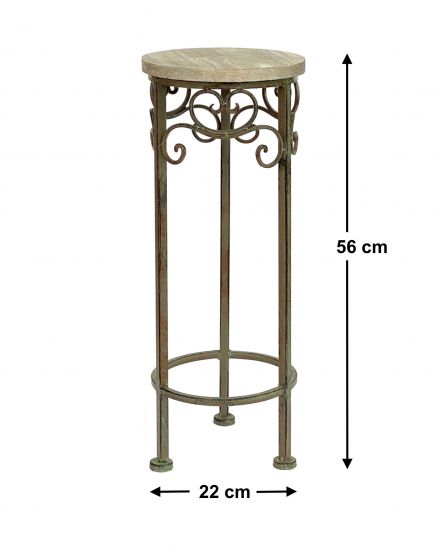 Blumenhocker Malega 11135 Blumenständer 56cm Rund Blumensäule Beistelltisch