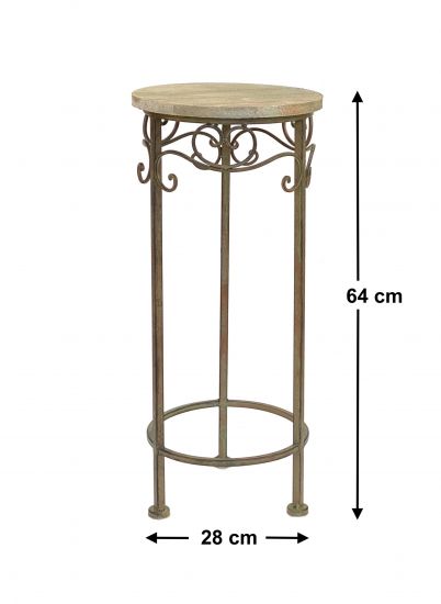 Blumenhocker Malega 11135 Blumenständer 64cm Rund Blumensäule Beistelltisch