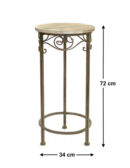 Blumenhocker Malega 11135 Blumenständer 72cm Rund Blumensäule Beistelltisch