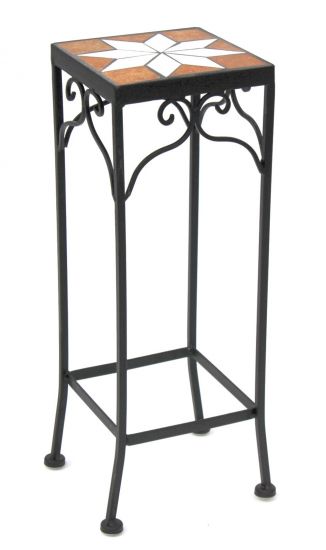 DanDiBo flower stool mosaic square 46 cm flower stand 12012 side table plant stand mosaic table