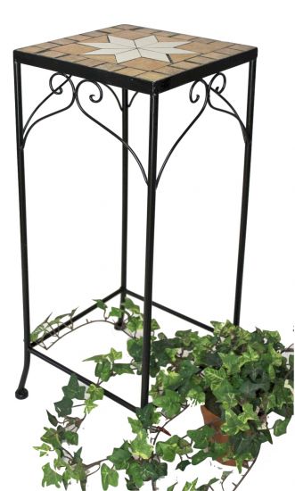 DanDiBo flower stool mosaic square 62 cm flower stand 12012 side table plant stand mosaic table