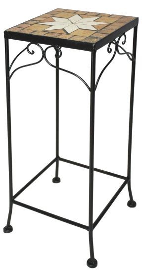 DanDiBo flower stool mosaic square 62 cm flower stand 12012 side table plant stand mosaic table
