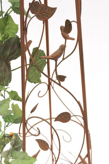 Climbing support pyramid metal 164 cm 082547 Climbing support climbing frame vine obelisk