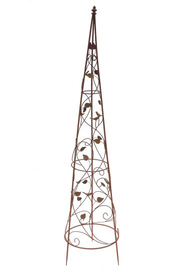 Climbing support pyramid metal 164 cm 082547 Climbing support climbing frame vine obelisk