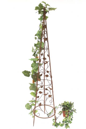 Rankhilfe Pyramide 082547 aus Metall L-142cm Kletterhilfe Rankgerüst Ranke