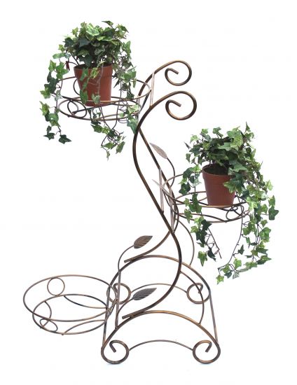 DanDiBo flower staircase metal 75 cm flower stand with 3 shelves 10-0074 flower shelf flower column plant column plant stand flower stool