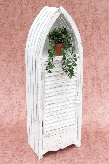Boat Cupboard 1200012 XL Shelf 123cm Bath room Shelf Shabby Bath room Shelves white Bath room furniture