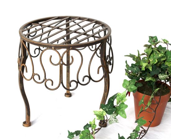 Blumenhocker 140129 S Blumenständer 25cm Pflanzenständer Hocker Beistelltisch Tisch