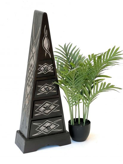 Pyramide - Kommode mit 4 Schubladen "Celtic" 80cm