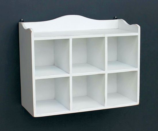 Setzkasten Wandregal 12020 Regal 40cm Vintage Shabby Landhaus Küchenregal Weiß