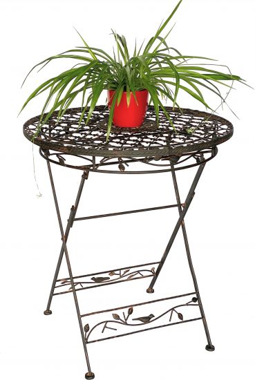 Tisch Bistrotisch Antik Rund Gartentisch Metall 1850 Avis Eisentisch Balkontisch Vintage