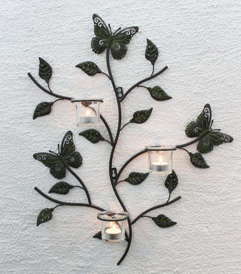 Candle holder 12120 Chandelier made from metal 62cm Wall mount Candelabra