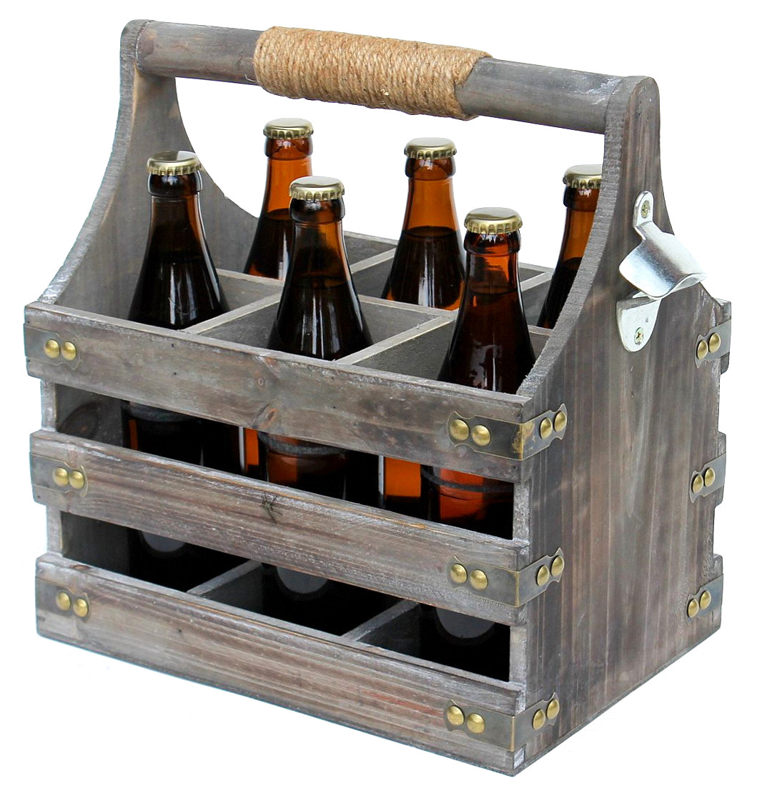 aus Flaschenträger mit Bierträger Männerhandtasche Holz 93860 Flaschenkorb Männergeschenke-DanDiBo Öffner Flaschenöffner DanDiBo