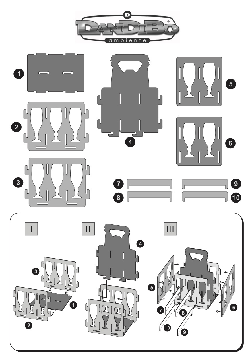 DanDiBo Bierträger Metall mit Öffner 96403 Flaschenträger 6 Flaschen  Flaschenöffner Flaschenkorb Männerhandtasche Männergeschenke -  DanDiBo-Ambiente